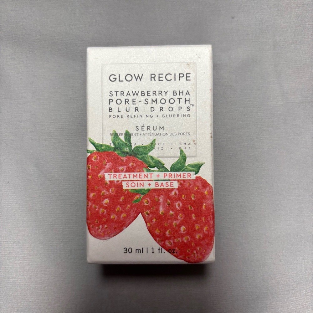 Glow Recipe Strawberry Blur Drops Serum 1 oz / 30 mL - NIB Pore Smoothing Primer